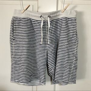 Striped Jogger Sweatpants Shorts